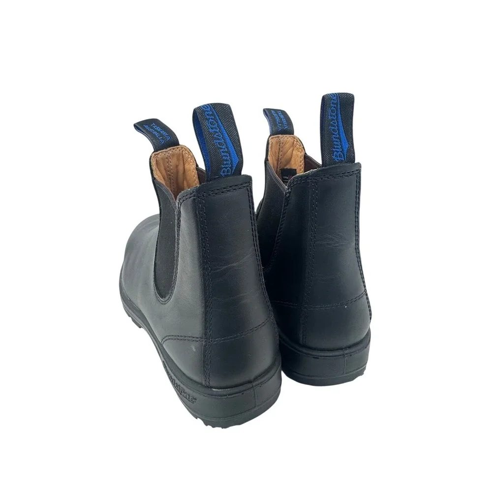 Blundstone Thermal #566 Chelsea Boots Black Leather Insulated Sheepskin MenUS 9